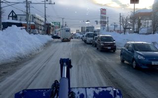 大雪の札幌