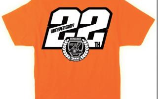 22th anniversaryTシャツイメージ